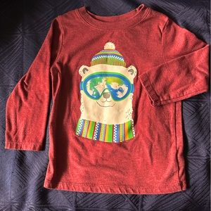 2T Cat & Jack long sleeve t-shirt - Polar Bear